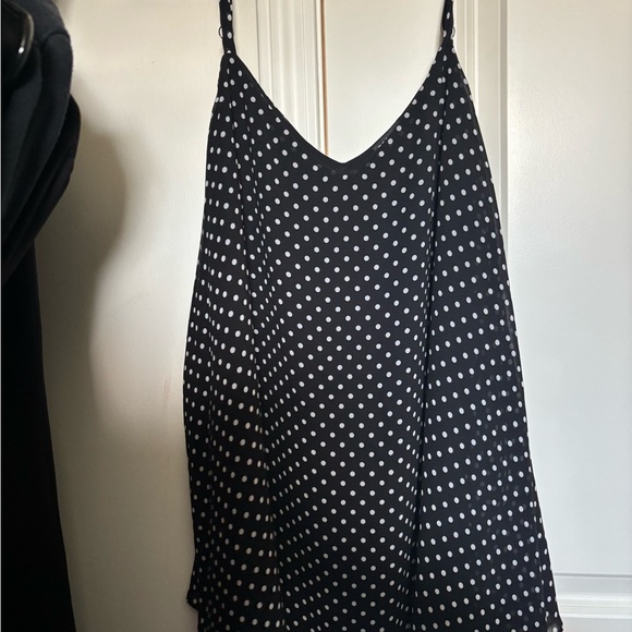 torrid Tops - Torrid Black and White Polka Dot Top
